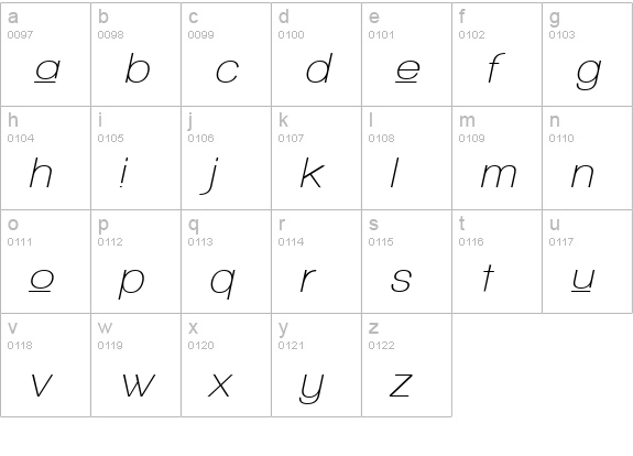 Walkway Upper Oblique SemiBold lowercase a-z preview