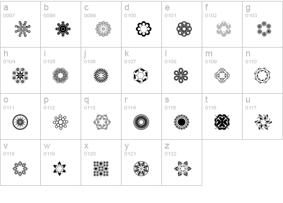 whirlygigs lowercase a-z preview