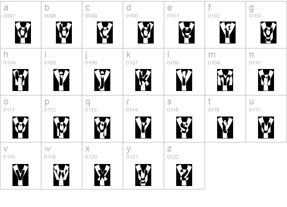 Why? lowercase a-z preview