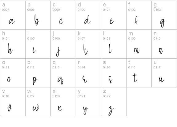Withstand lowercase a-z preview