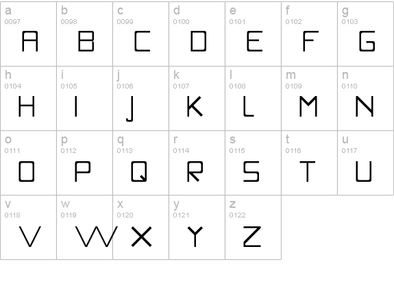 WLM Nova Sans Light Regular lowercase a-z preview