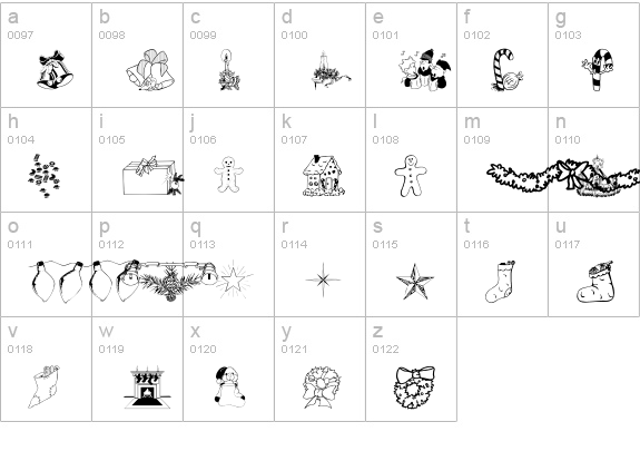 wmchristmas1 lowercase a-z preview