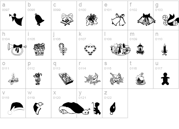 wmchristmas2 lowercase a-z preview