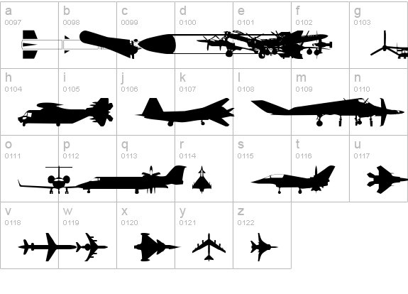 wmmilitary1 lowercase a-z preview