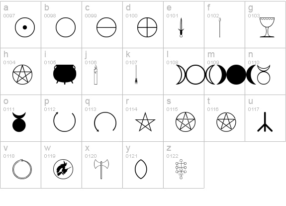 Woolbats lowercase a-z preview