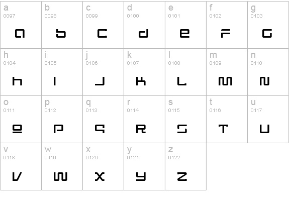 Wormbox Rounded lowercase a-z preview