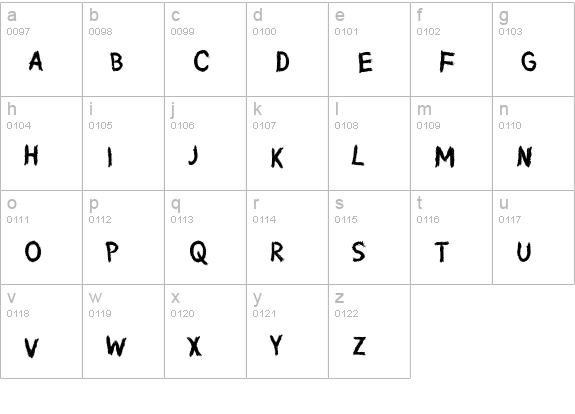 Writing Without Ink lowercase a-z preview