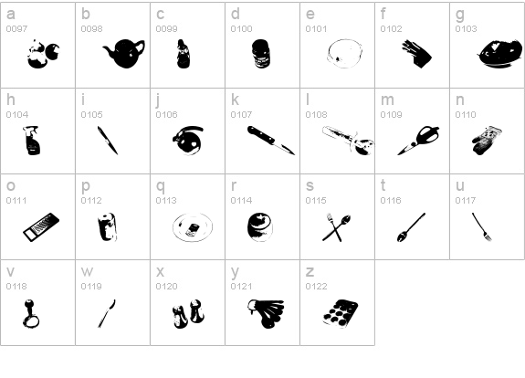 WutsCookin lowercase a-z preview