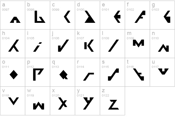 X-Fuse lowercase a-z preview