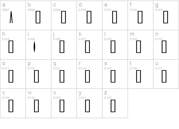 Xenophobia Nominal lowercase a-z preview