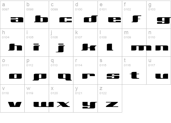 Xeranthemum lowercase a-z preview