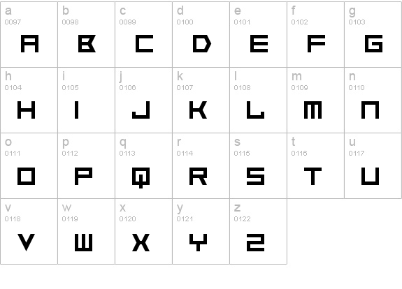 Xero's Karma Regular lowercase a-z preview
