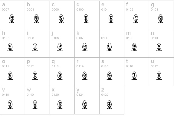 Xmas Lights BRK lowercase a-z preview