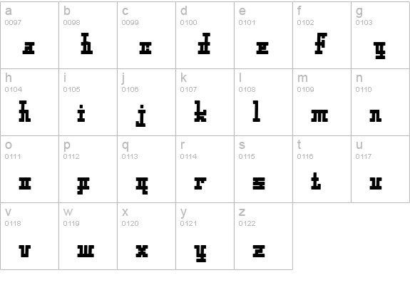 Xolto Rounded lowercase a-z preview