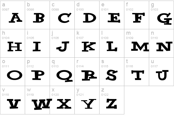 Yahoo lowercase a-z preview