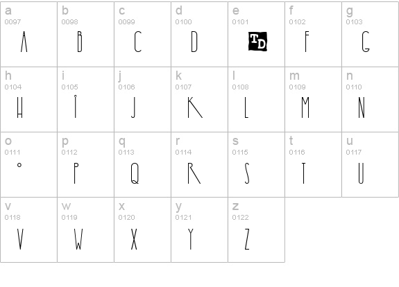 Yaroslav Trial Version lowercase a-z preview