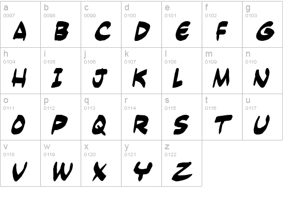 Yesterdays meal lowercase a-z preview