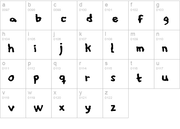 Youthquake lowercase a-z preview