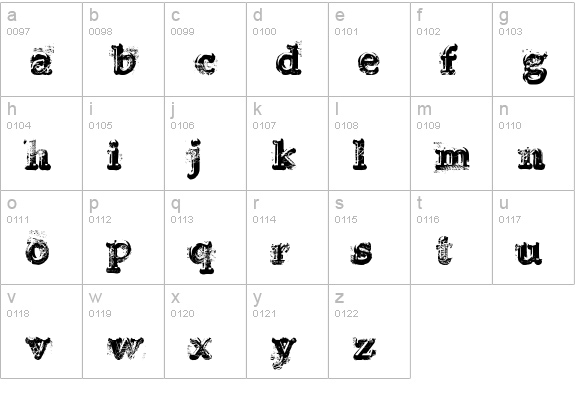 Yukon Gold lowercase a-z preview