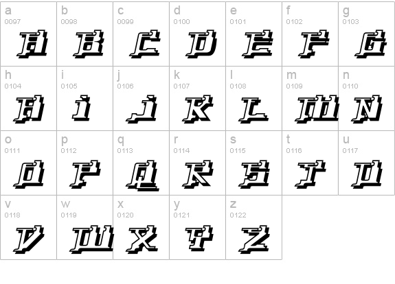 YytriumDioxide lowercase a-z preview
