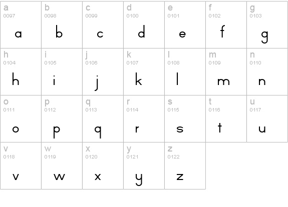 Zamyatin lowercase a-z preview