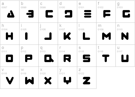 Zealot Light lowercase a-z preview