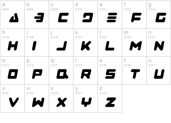 Zealot Light Italic lowercase a-z preview