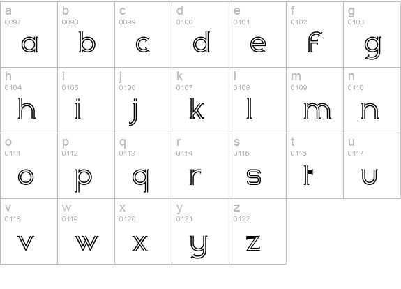 Zebrra lowercase a-z preview