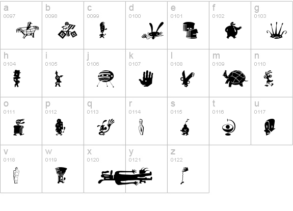 ZeitGuysTwo lowercase a-z preview