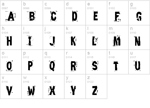 Zero & Zero Is lowercase a-z preview