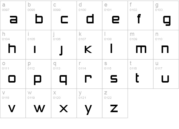 Zeroes Three lowercase a-z preview