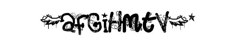 (afGiHmtV)* font preview
