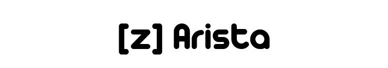[z] Arista font preview