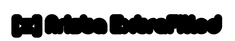 [z] Arista ExtraFilled font preview