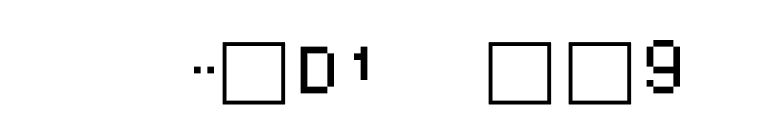 º¨ÅD¹¼Õ9 font preview