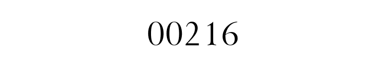 00216 font preview