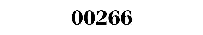 00266 font preview