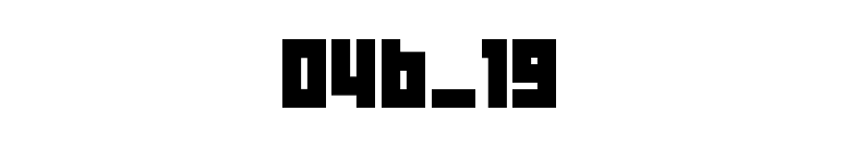 04b_19 font preview