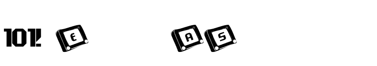 101! EtchASketch font preview