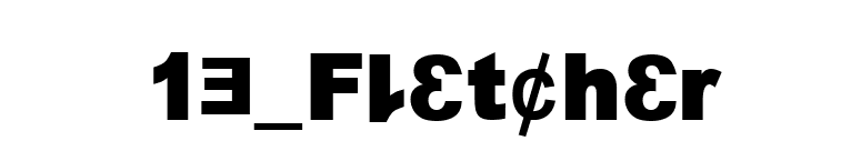 13_Fletcher font preview