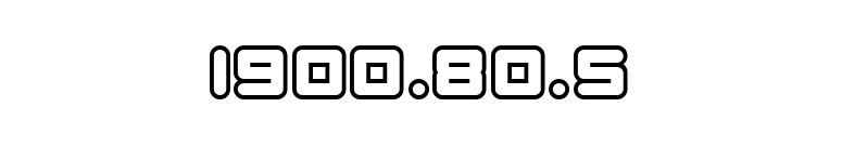 1900.80.5 font preview