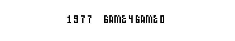 1977 .4.0 font preview