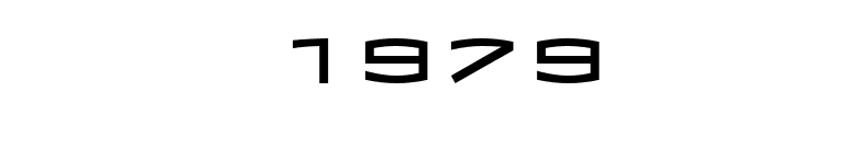 1979 font preview