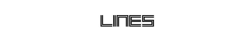 2 Lines font preview