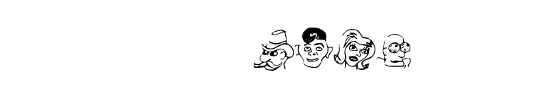21 Heads font preview