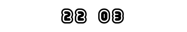 22 03 font preview
