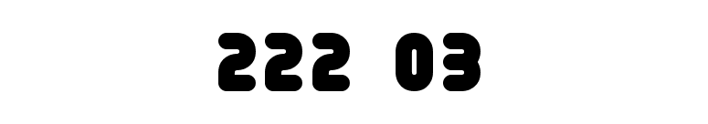 222 03 font preview