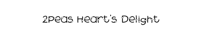 2Peas Heart's Delight font preview