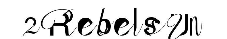 2RebelsUn font preview