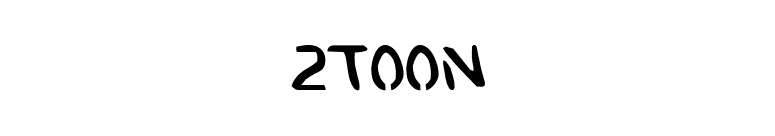 2Toon font preview